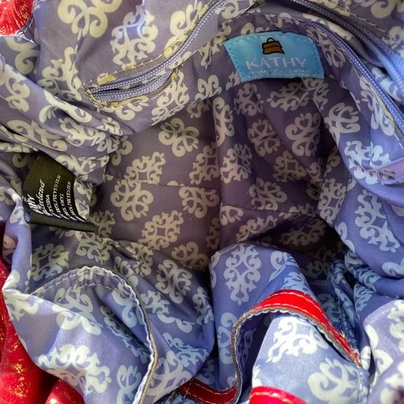Kathy Van Zeeland shoulder bag. New w/o tags. Never used. Pink/Silver/Black/Gold - Picture 12 of 16